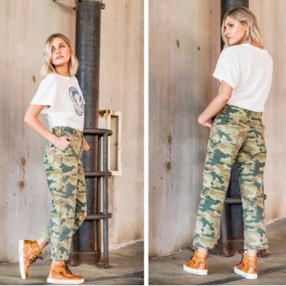 Free people camo pants